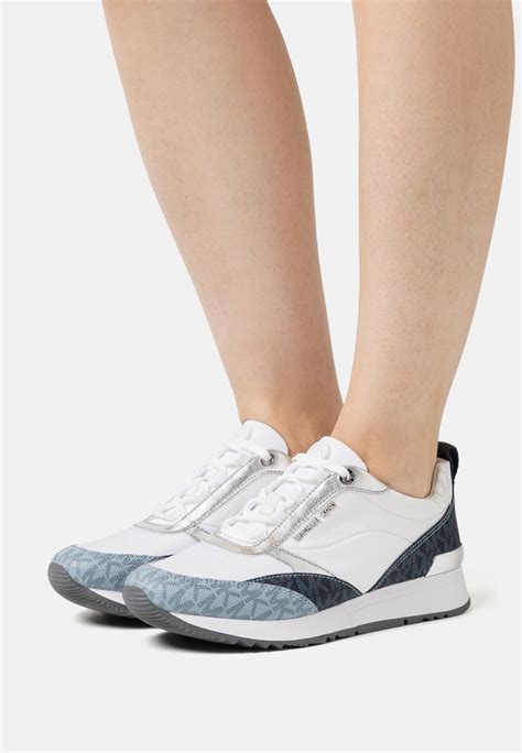 michael kors allie trainer blauw|Michael Kors allie sneakers.